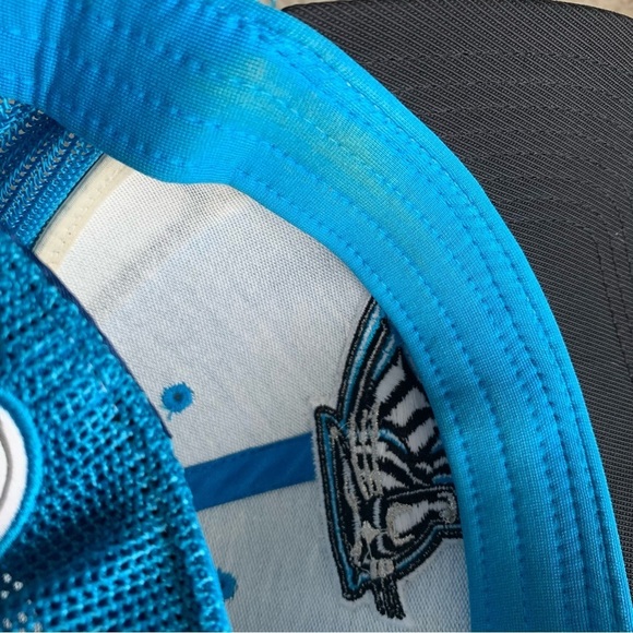 Carolina Panthers NFL Ball Cap Blue Embroidered Logo Adjustable Reebok Hat - Picture 10 of 10